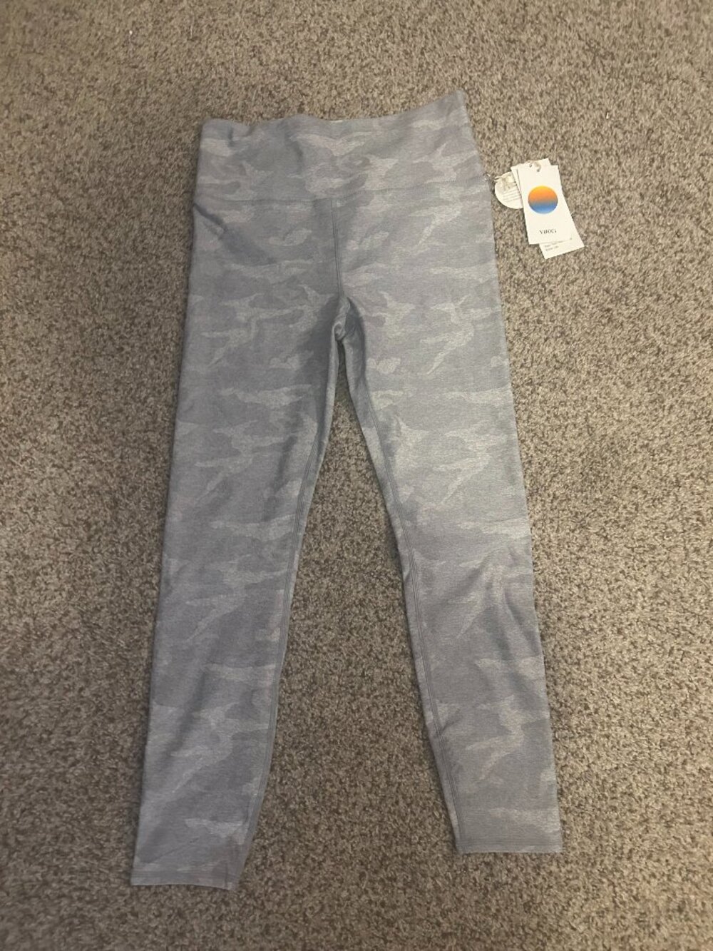 Vuori Light Gray Camo Leggings